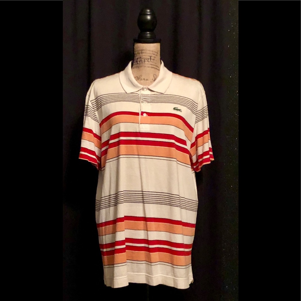 Lacoste Sport Striped Polo